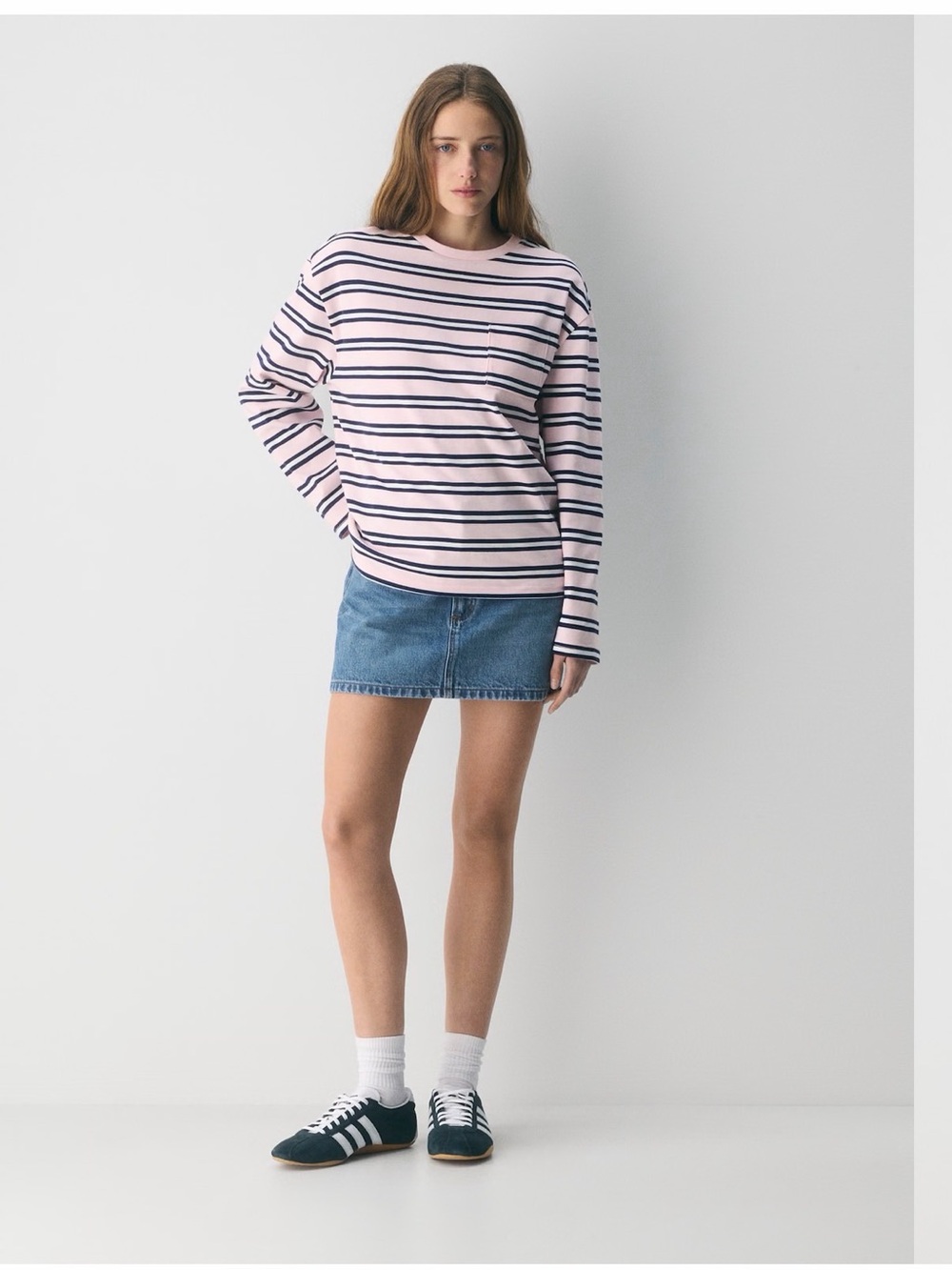 Tna Mighty Cotton™ Fletch Longsleeve XS - Limited Edition - Villa Pink /Admiral